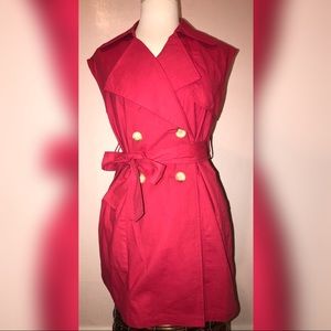 Red Trench/Vest